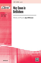 Way Down in Bethlehem SATB choral sheet music cover